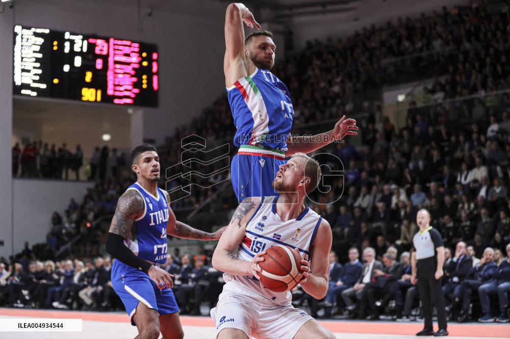 BASKET - Basket FIBA Europe Cup - FIBA Basketball World Cup 2027 Qualifiers- Italy vs Iceland