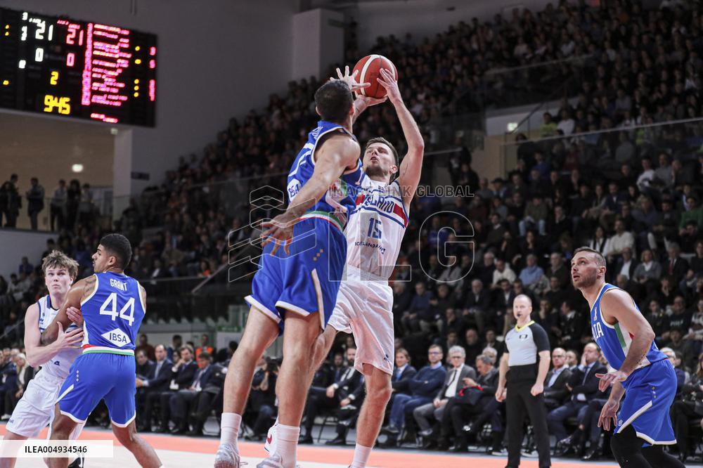 BASKET - Basket FIBA Europe Cup - FIBA Basketball World Cup 2027 Qualifiers- Italy vs Iceland