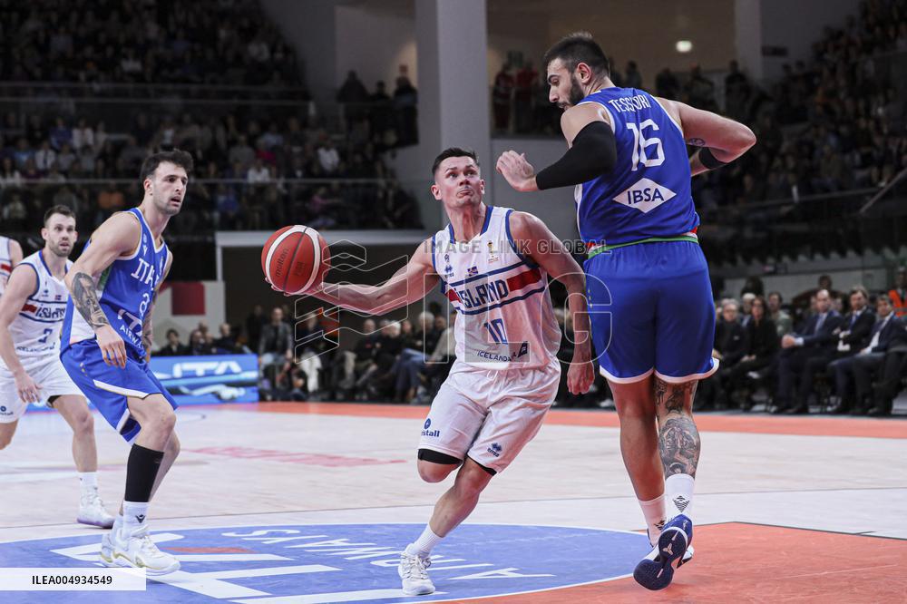 BASKET - Basket FIBA Europe Cup - FIBA Basketball World Cup 2027 Qualifiers- Italy vs Iceland