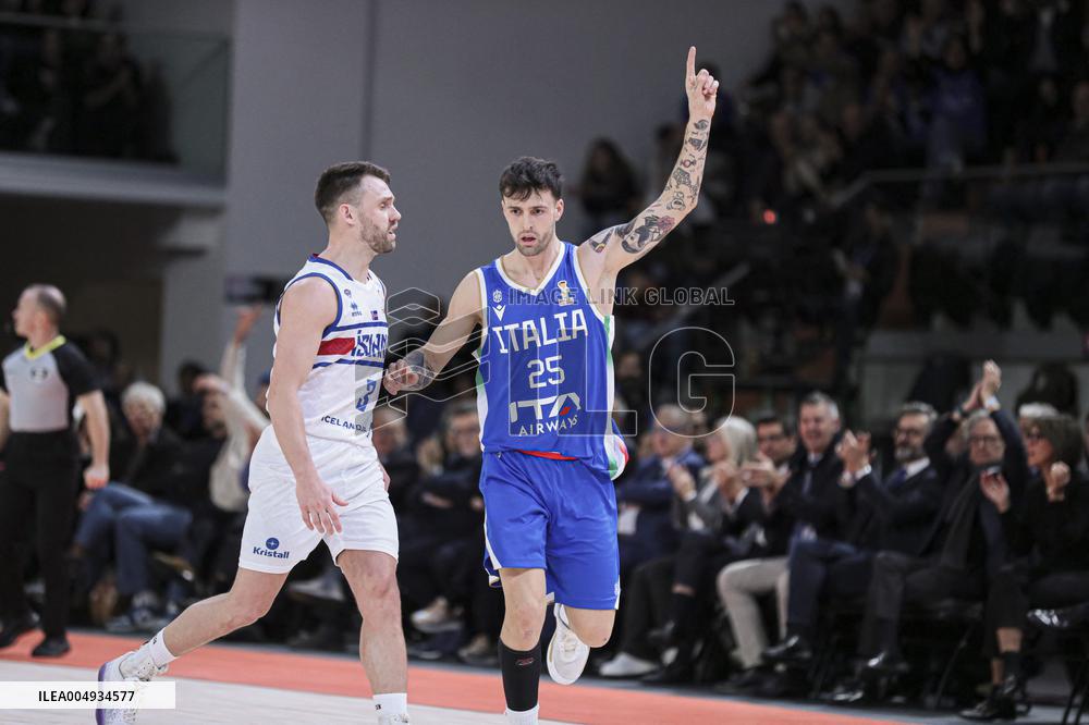 BASKET - Basket FIBA Europe Cup - FIBA Basketball World Cup 2027 Qualifiers- Italy vs Iceland