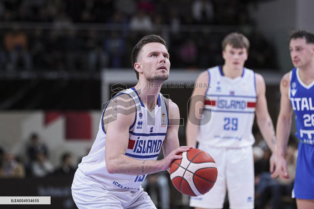 BASKET - Basket FIBA Europe Cup - FIBA Basketball World Cup 2027 Qualifiers- Italy vs Iceland