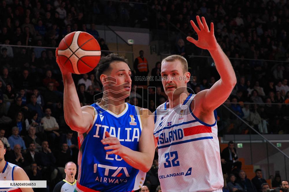 BASKET - Basket FIBA Europe Cup - FIBA Basketball World Cup 2027 Qualifiers- Italy vs Iceland