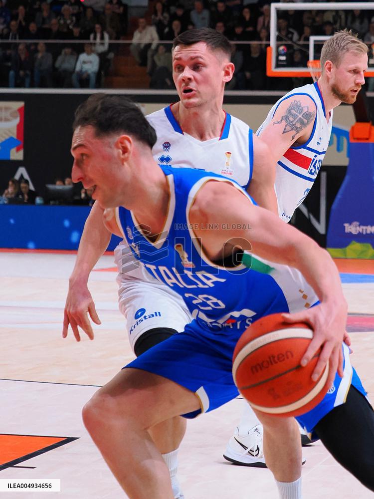 BASKET - Basket FIBA Europe Cup - FIBA Basketball World Cup 2027 Qualifiers- Italy vs Iceland