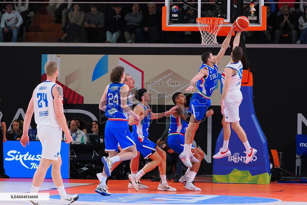 BASKET - Basket FIBA Europe Cup - FIBA Basketball World Cup 2027 Qualifiers- Italy vs Iceland