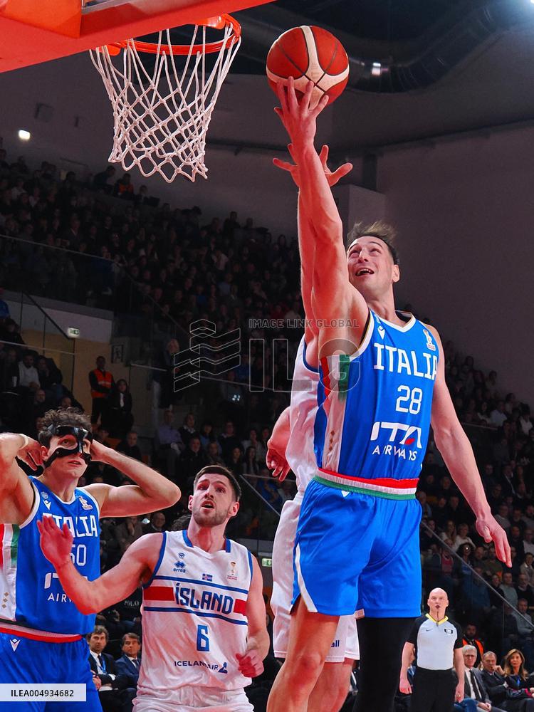 BASKET - Basket FIBA Europe Cup - FIBA Basketball World Cup 2027 Qualifiers- Italy vs Iceland