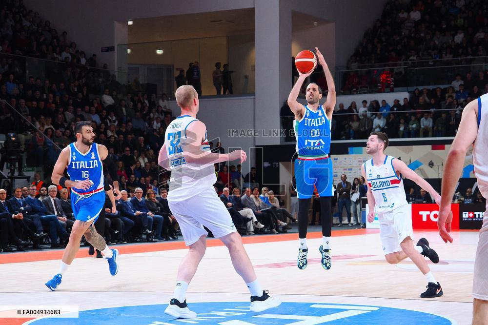 BASKET - Basket FIBA Europe Cup - FIBA Basketball World Cup 2027 Qualifiers- Italy vs Iceland
