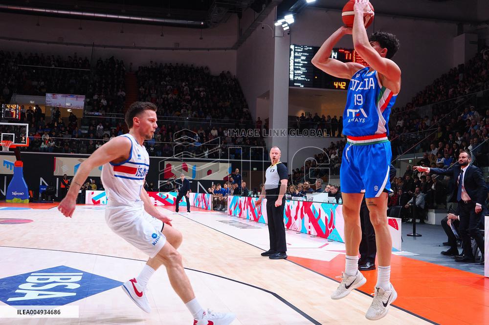 BASKET - Basket FIBA Europe Cup - FIBA Basketball World Cup 2027 Qualifiers- Italy vs Iceland