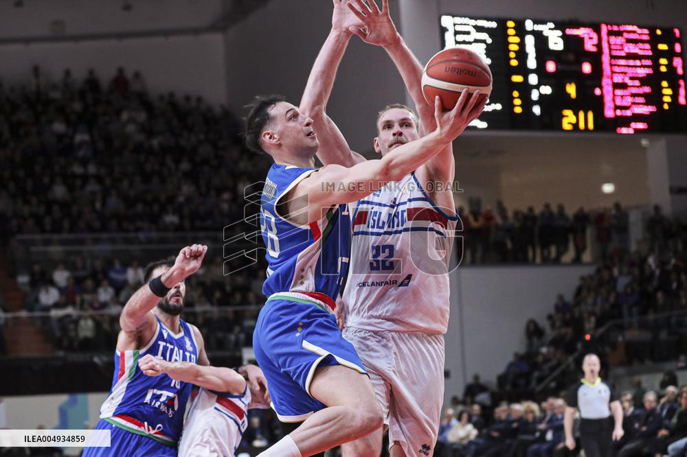 BASKET - Basket FIBA Europe Cup - FIBA Basketball World Cup 2027 Qualifiers- Italy vs Iceland