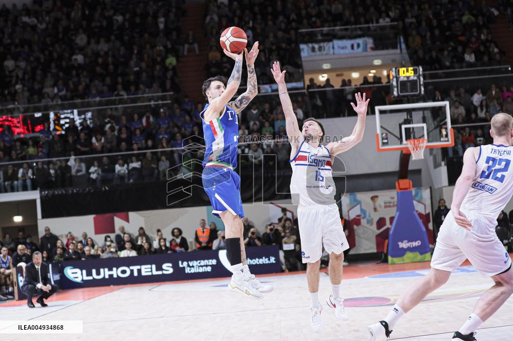 BASKET - Basket FIBA Europe Cup - FIBA Basketball World Cup 2027 Qualifiers- Italy vs Iceland
