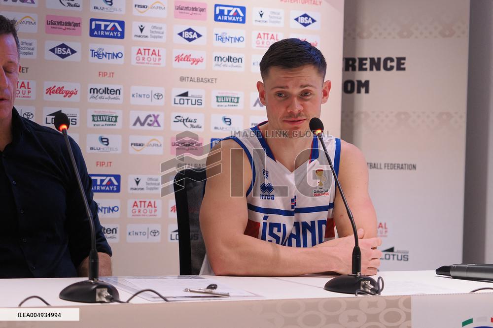 BASKET - Basket FIBA Europe Cup - FIBA Basketball World Cup 2027 Qualifiers- Italy vs Iceland
