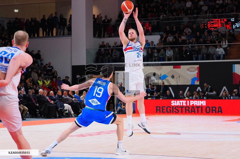 BASKET - Basket FIBA Europe Cup - FIBA Basketball World Cup 2027 Qualifiers- Italy vs Iceland