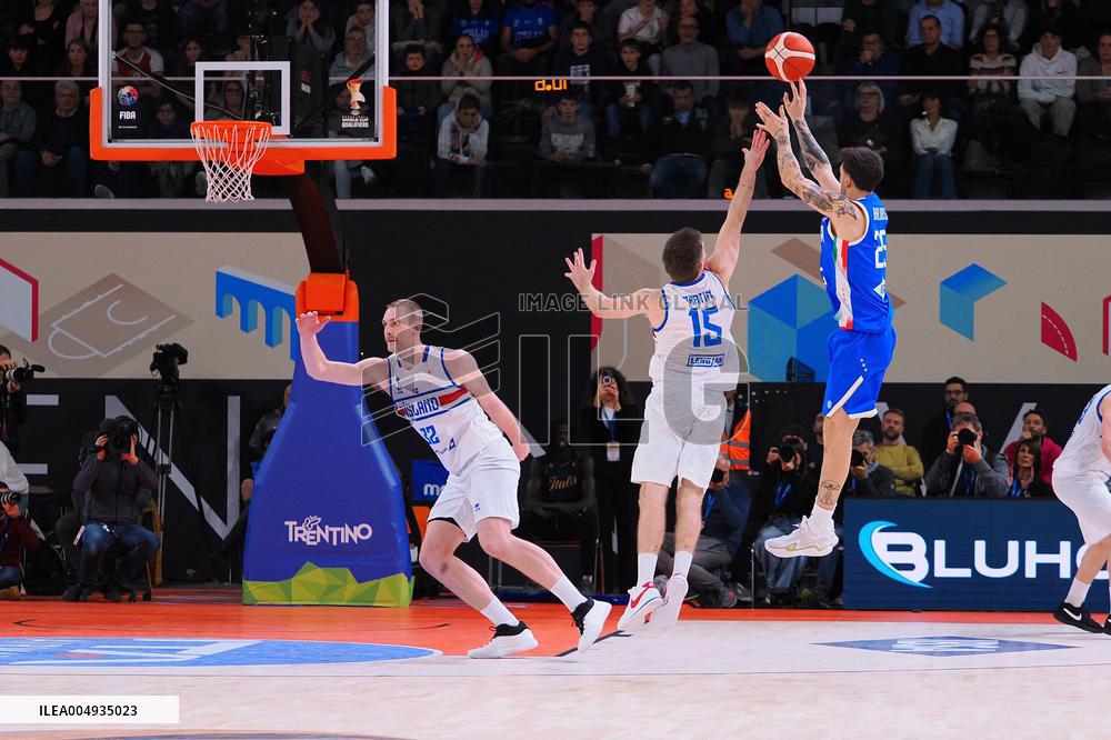 BASKET - Basket FIBA Europe Cup - FIBA Basketball World Cup 2027 Qualifiers- Italy vs Iceland