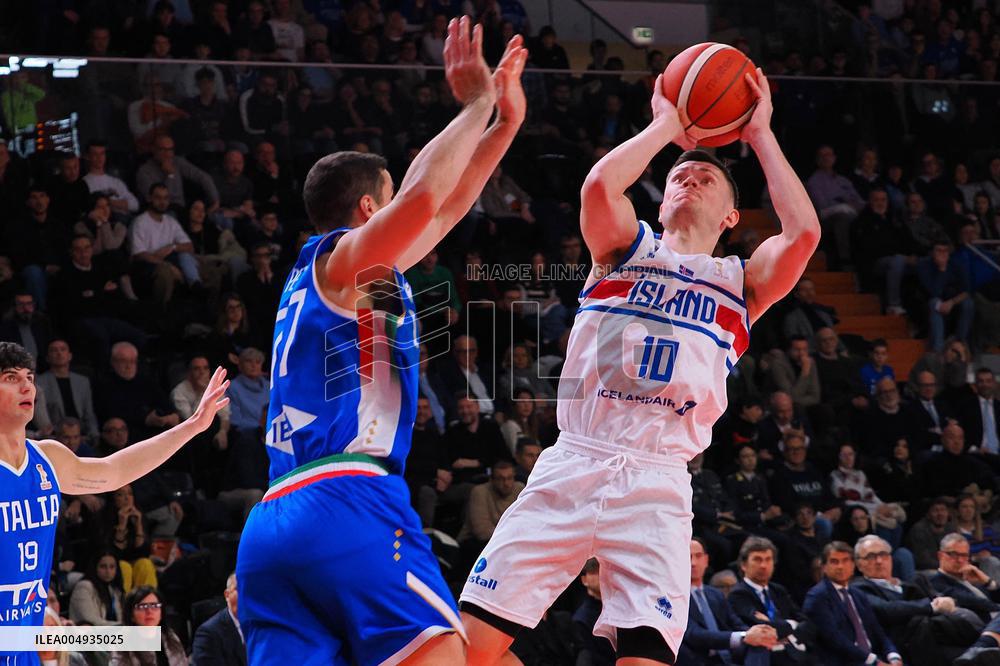 BASKET - Basket FIBA Europe Cup - FIBA Basketball World Cup 2027 Qualifiers- Italy vs Iceland