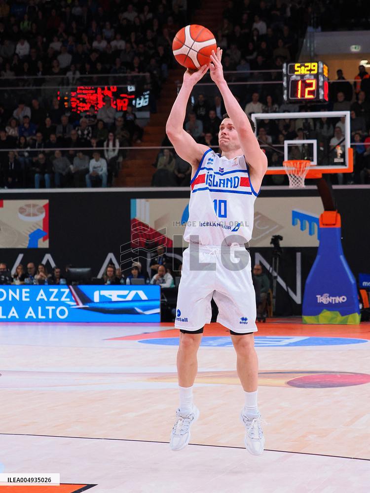 BASKET - Basket FIBA Europe Cup - FIBA Basketball World Cup 2027 Qualifiers- Italy vs Iceland