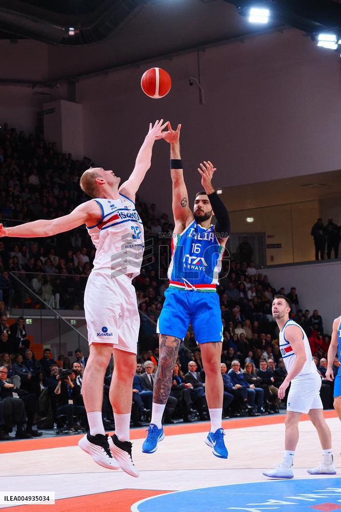 BASKET - Basket FIBA Europe Cup - FIBA Basketball World Cup 2027 Qualifiers- Italy vs Iceland