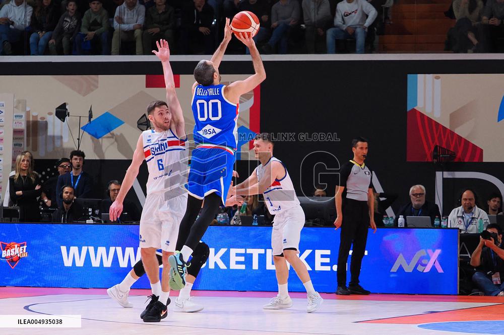 BASKET - Basket FIBA Europe Cup - FIBA Basketball World Cup 2027 Qualifiers- Italy vs Iceland