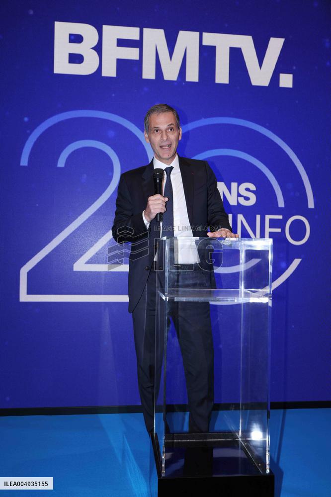 Exclusive - BFMTV 20th Anniversary - Paris