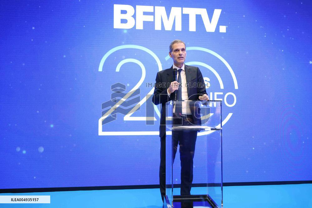 Exclusive - BFMTV 20th Anniversary - Paris