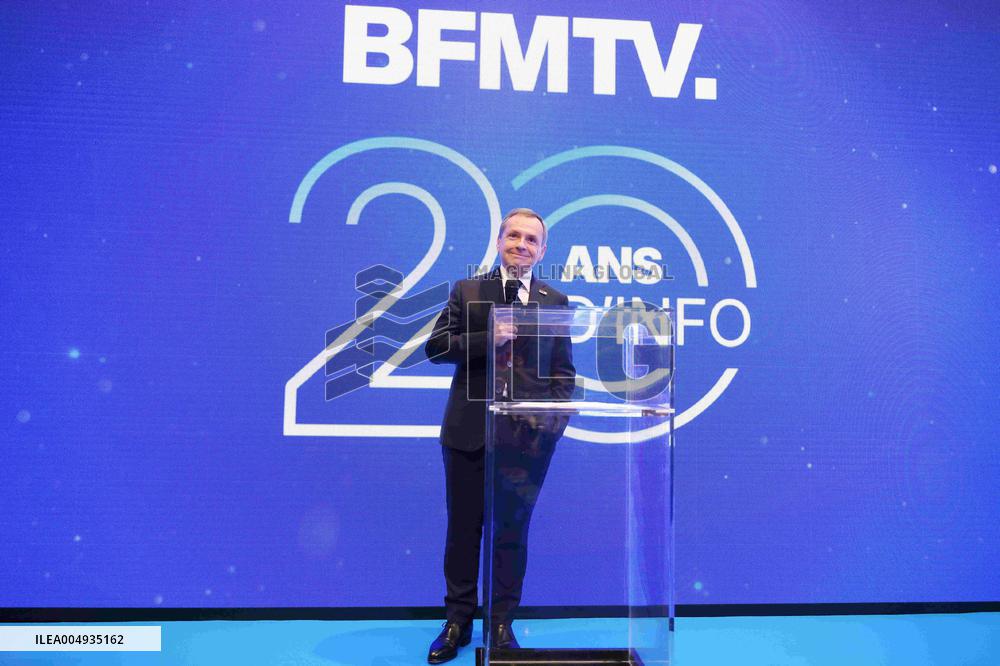 Exclusive - BFMTV 20th Anniversary - Paris