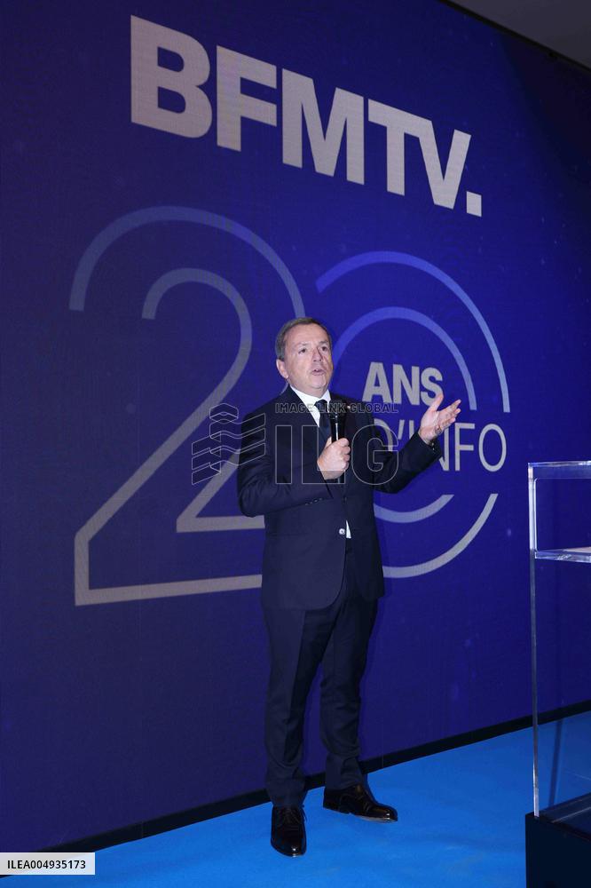 Exclusive - BFMTV 20th Anniversary - Paris