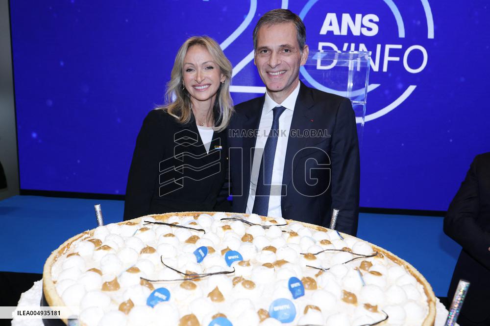 Exclusive - BFMTV 20th Anniversary - Paris