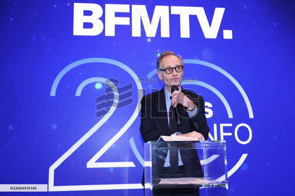 Exclusive - BFMTV 20th Anniversary - Paris