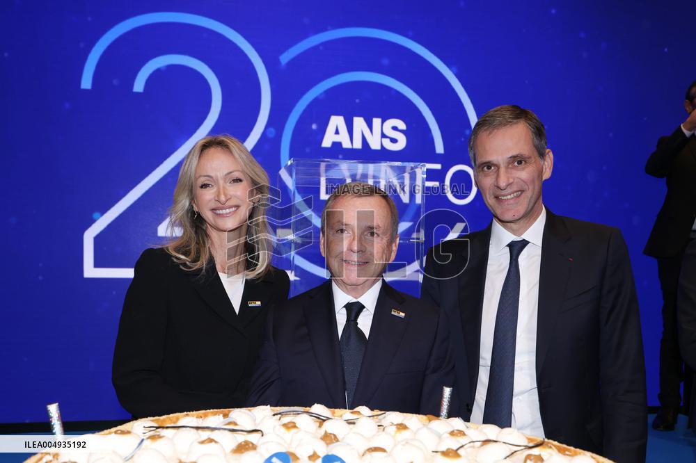 Exclusive - BFMTV 20th Anniversary - Paris