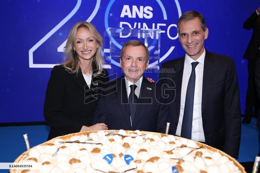 Exclusive - BFMTV 20th Anniversary - Paris