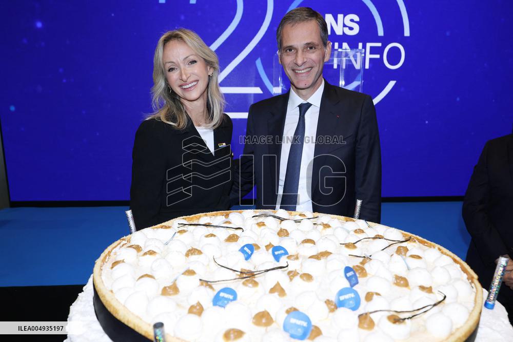 Exclusive - BFMTV 20th Anniversary - Paris