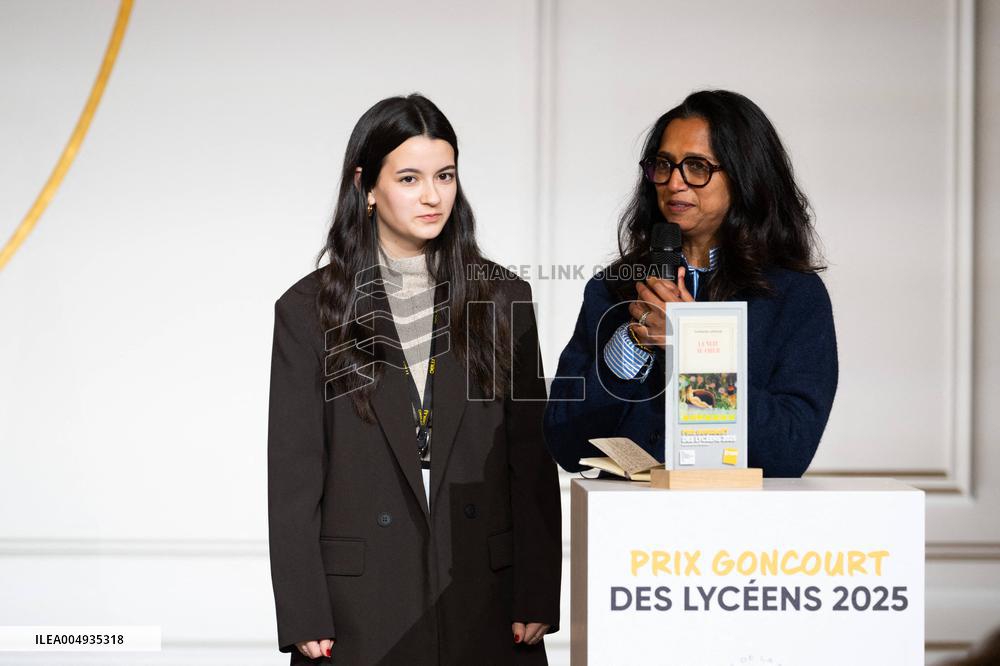 Award ceremony for the Prix Goncourt des Lyceens - Paris