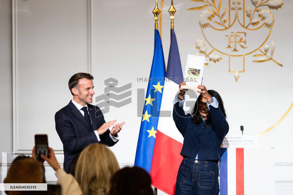 Award ceremony for the Prix Goncourt des Lyceens - Paris