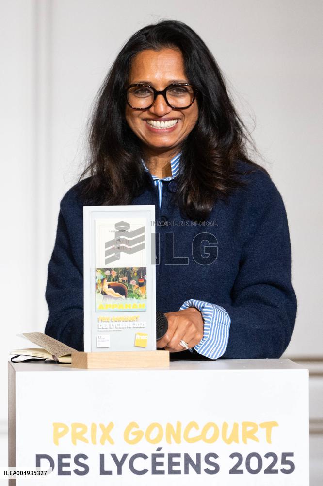 Award ceremony for the Prix Goncourt des Lyceens - Paris