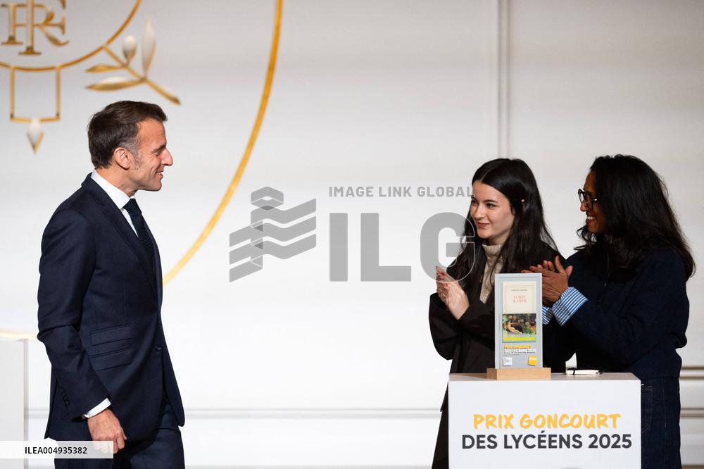Award ceremony for the Prix Goncourt des Lyceens - Paris