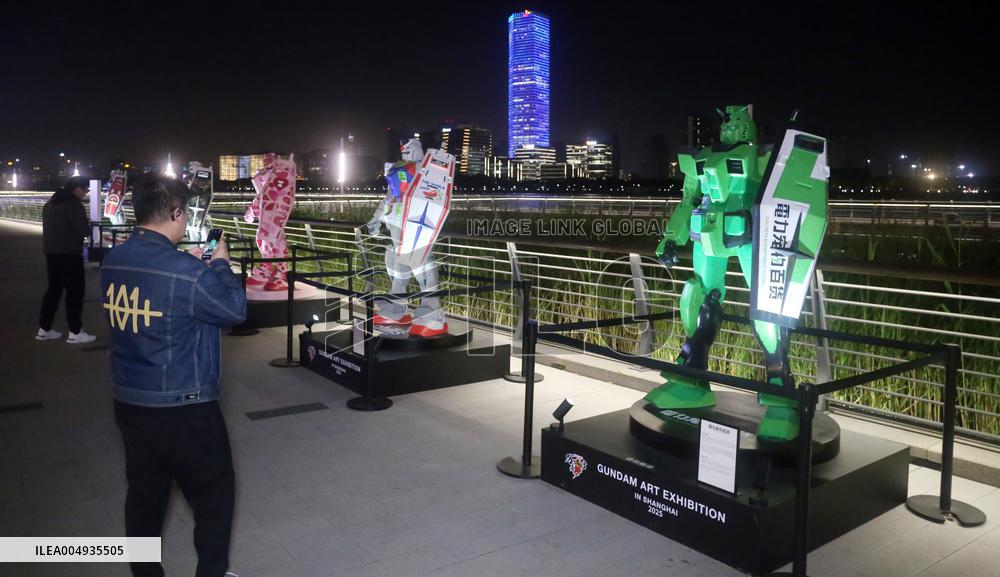 Gundam Art Exhibition at BANDAI NAMCO Carnival in Shanghai
