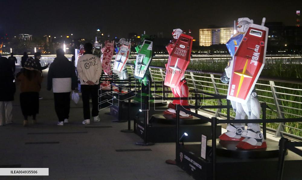 Gundam Art Exhibition at BANDAI NAMCO Carnival in Shanghai