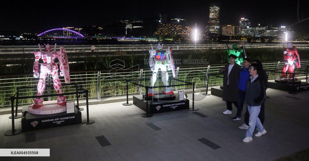Gundam Art Exhibition at BANDAI NAMCO Carnival in Shanghai