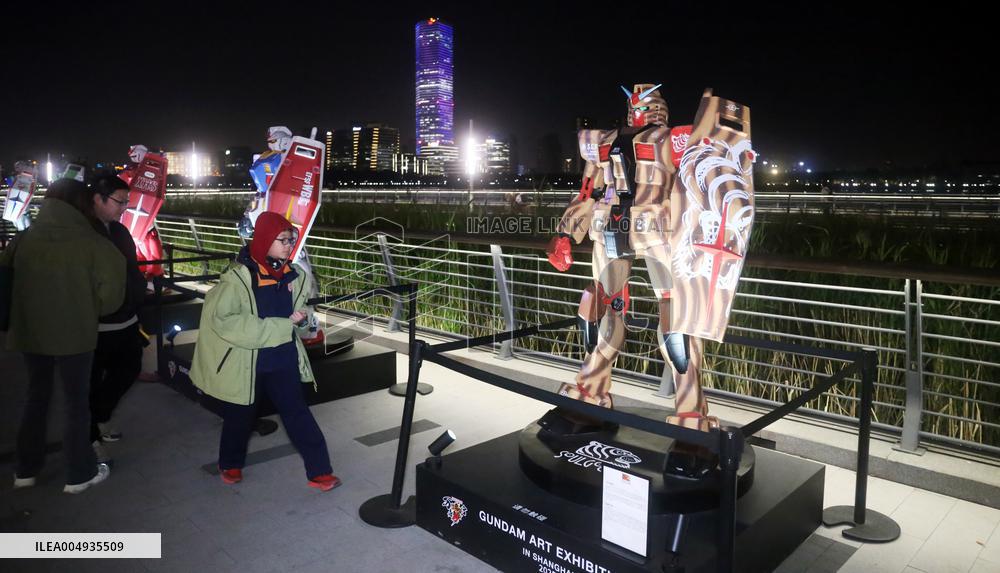 Gundam Art Exhibition at BANDAI NAMCO Carnival in Shanghai