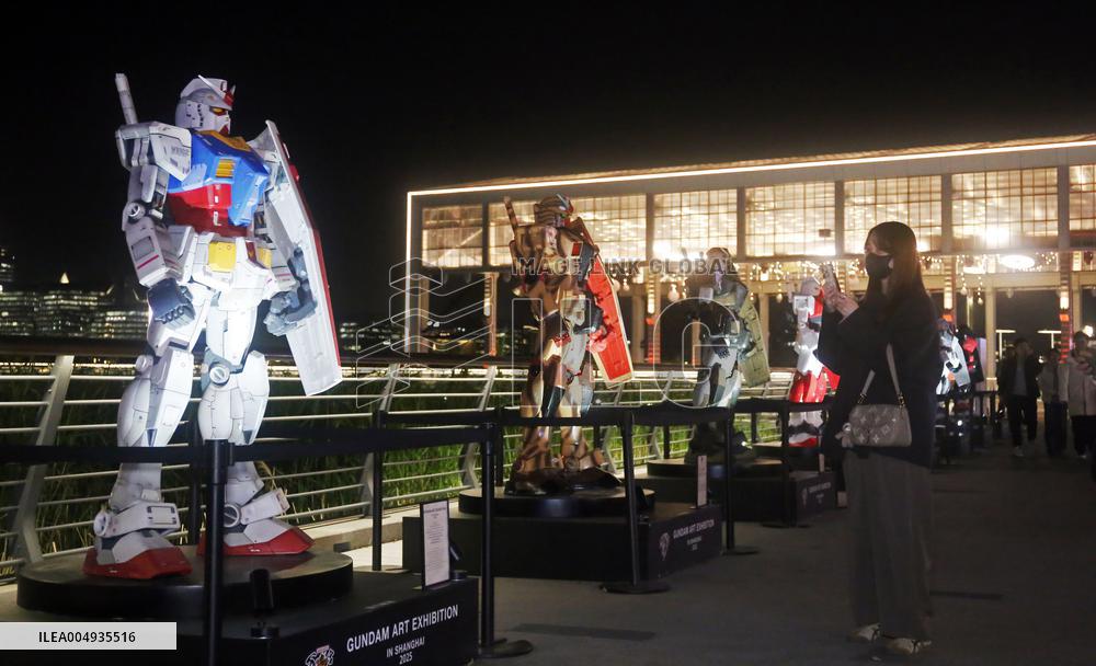Gundam Art Exhibition at BANDAI NAMCO Carnival in Shanghai