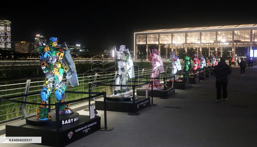 Gundam Art Exhibition at BANDAI NAMCO Carnival in Shanghai