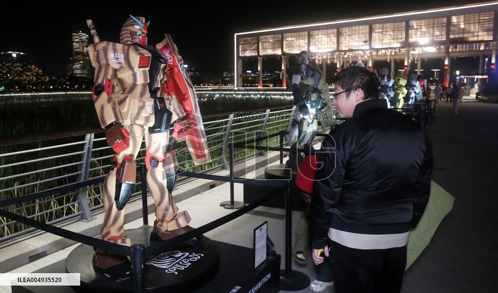 Gundam Art Exhibition at BANDAI NAMCO Carnival in Shanghai