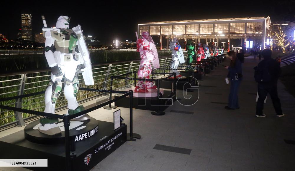 Gundam Art Exhibition at BANDAI NAMCO Carnival in Shanghai