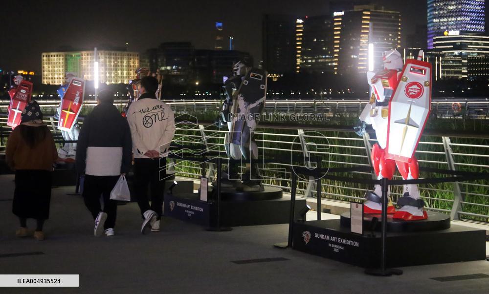 Gundam Art Exhibition at BANDAI NAMCO Carnival in Shanghai