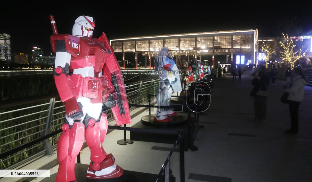 Gundam Art Exhibition at BANDAI NAMCO Carnival in Shanghai