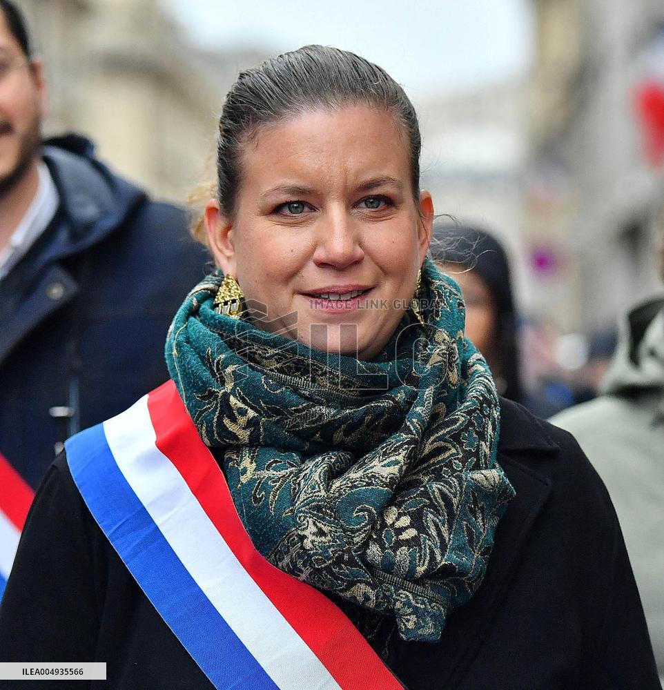 Demonstration of The CGT for The Nationalization of Arcelor Mittal - Paris