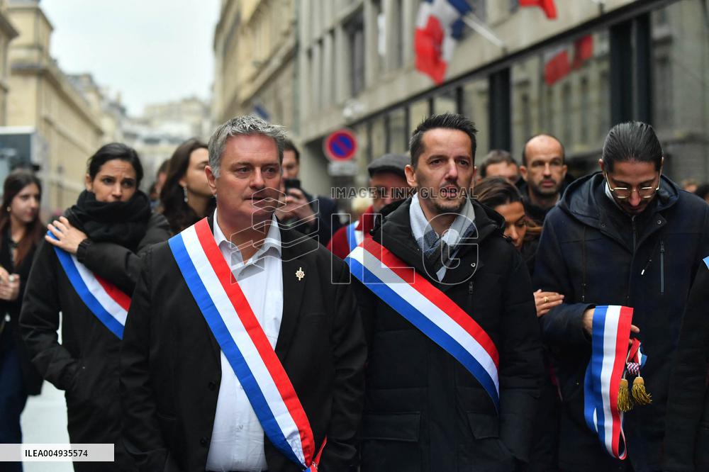Demonstration of The CGT for The Nationalization of Arcelor Mittal - Paris