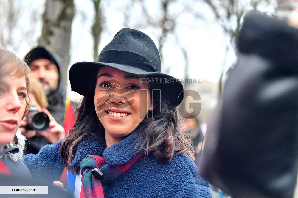 Demonstration of The CGT for The Nationalization of Arcelor Mittal - Paris