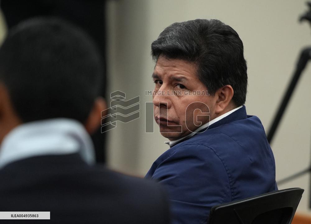 Former Peruvian President Pedro Castillo Trial - Lima
