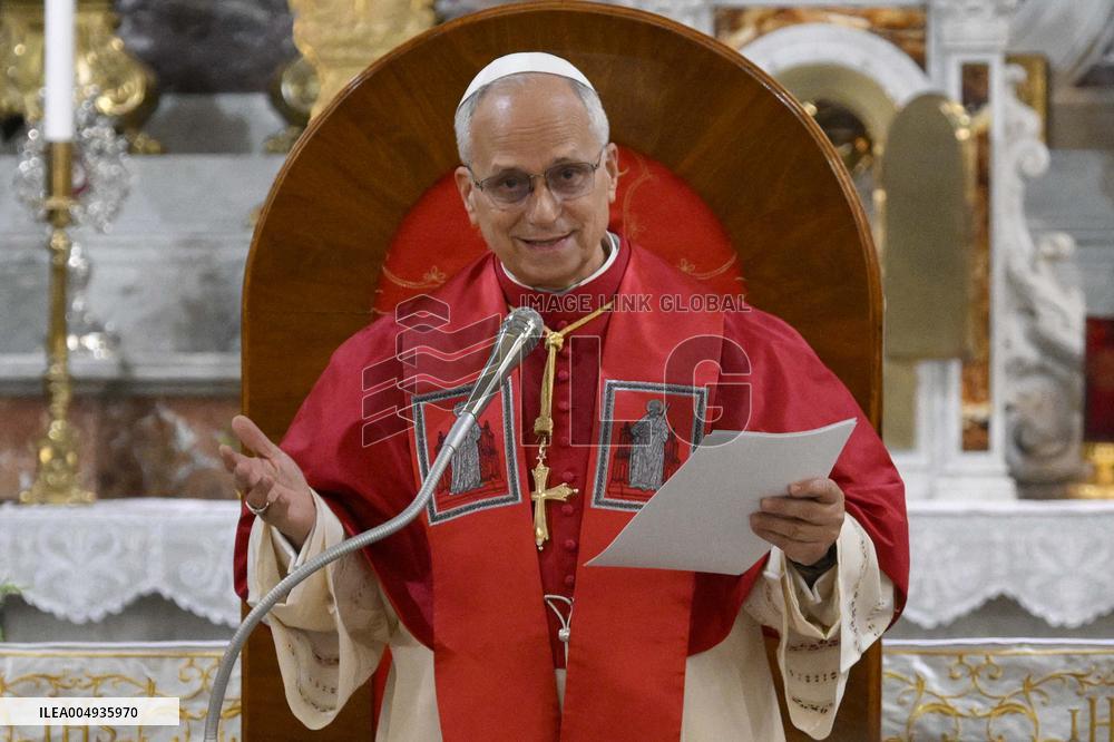 Pope Leo XIV At Istanbul Cathedral - Turkiye