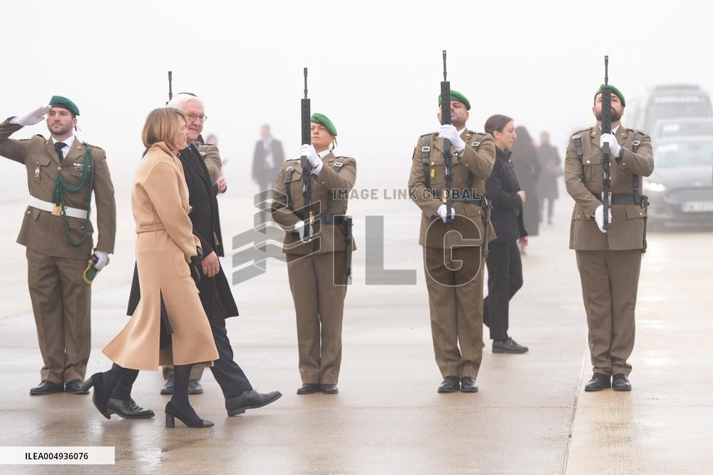 German President arrives in the Basque Country - Spain