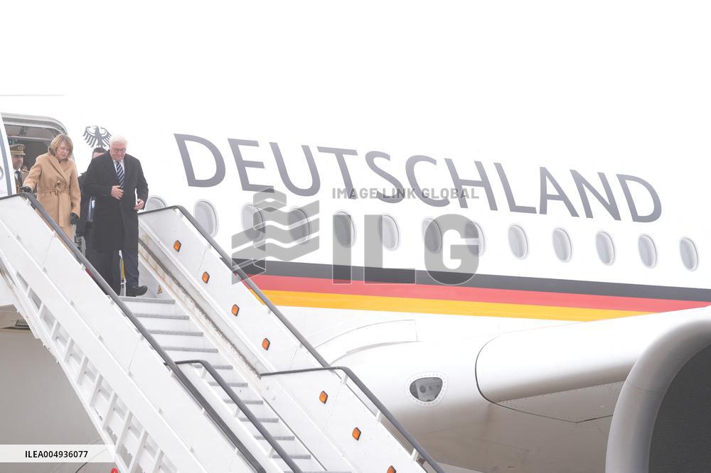 German President arrives in the Basque Country - Spain